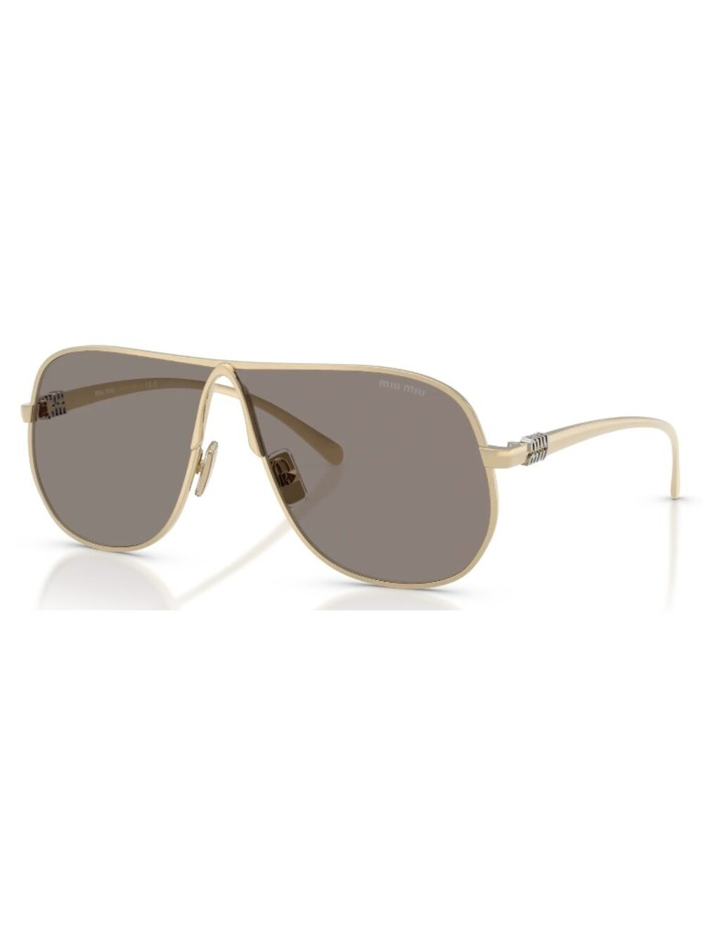 NEW MIU MIU MUA56S ZVN80Q AVIATOR SUNGLASSES MIU MIU MU A56S ZVN80Q
